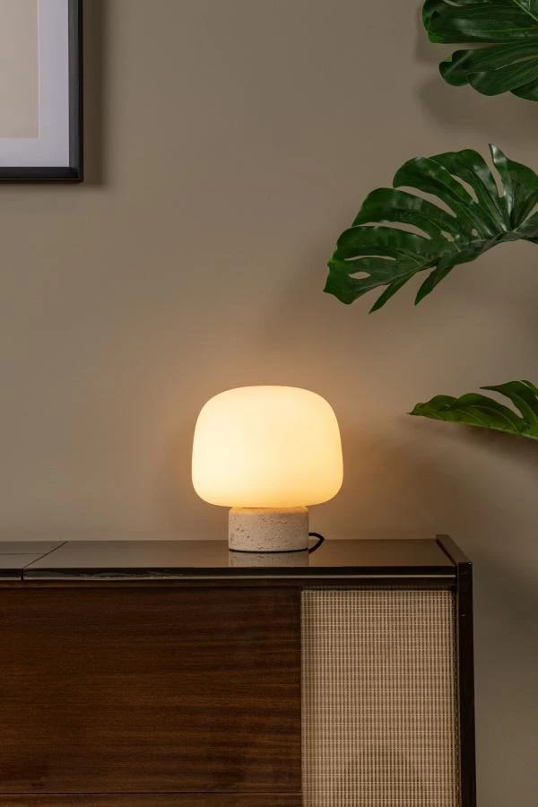 Lucide ANSTON - Tischlampe - 1xE14 - Opal - Atmosphäre 1